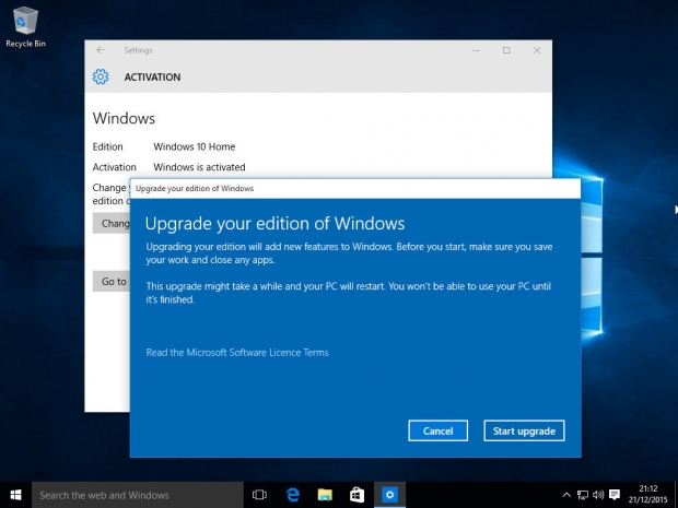 Этот ключ не активирует ОС Windows 10 Pro,